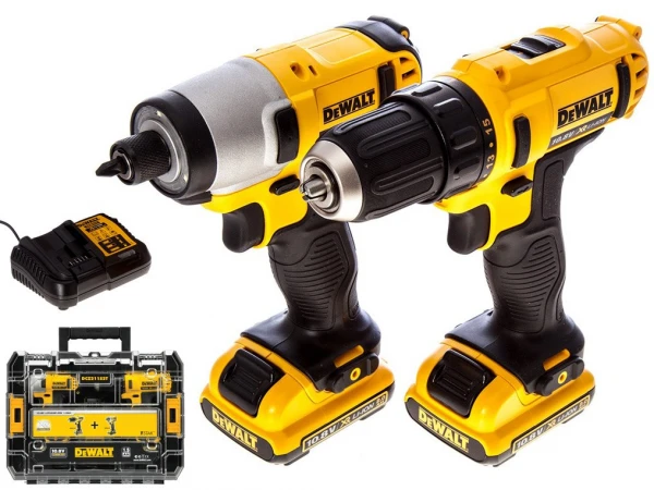 Набор DeWalt DCK211D2T (DCD710 + DCF815 + 2*2Ач +З\\У) -SP!