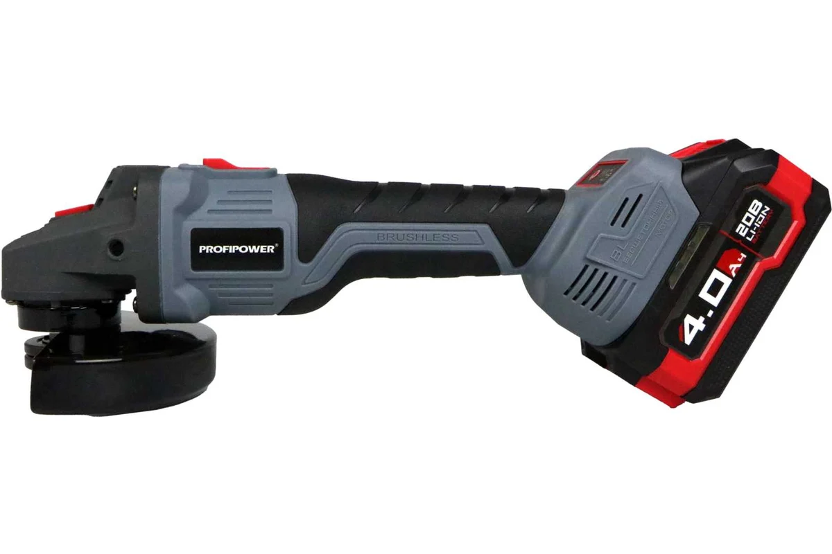 Угловая шлифовальная машина аккумуляторная PROFIPOWER MKDGA-20В E0080