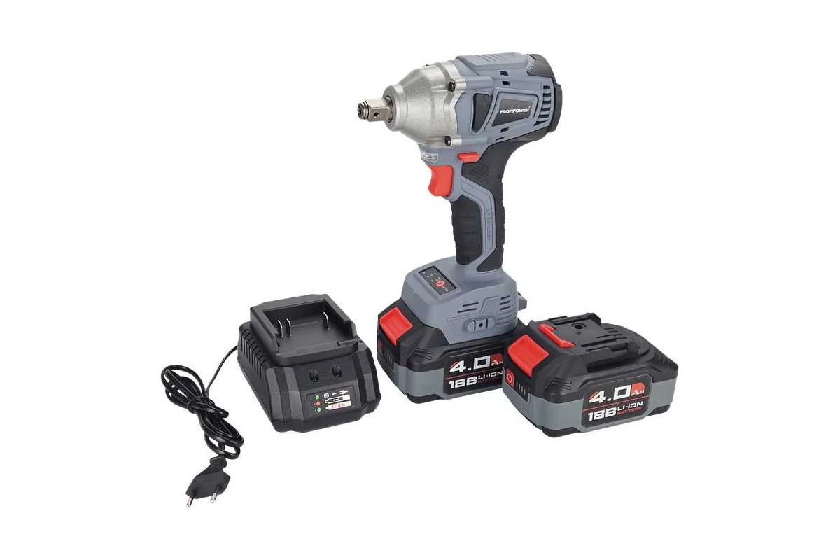 Гайковерт аккумуляторный PROFIPOWER MKDTW-18V E0081