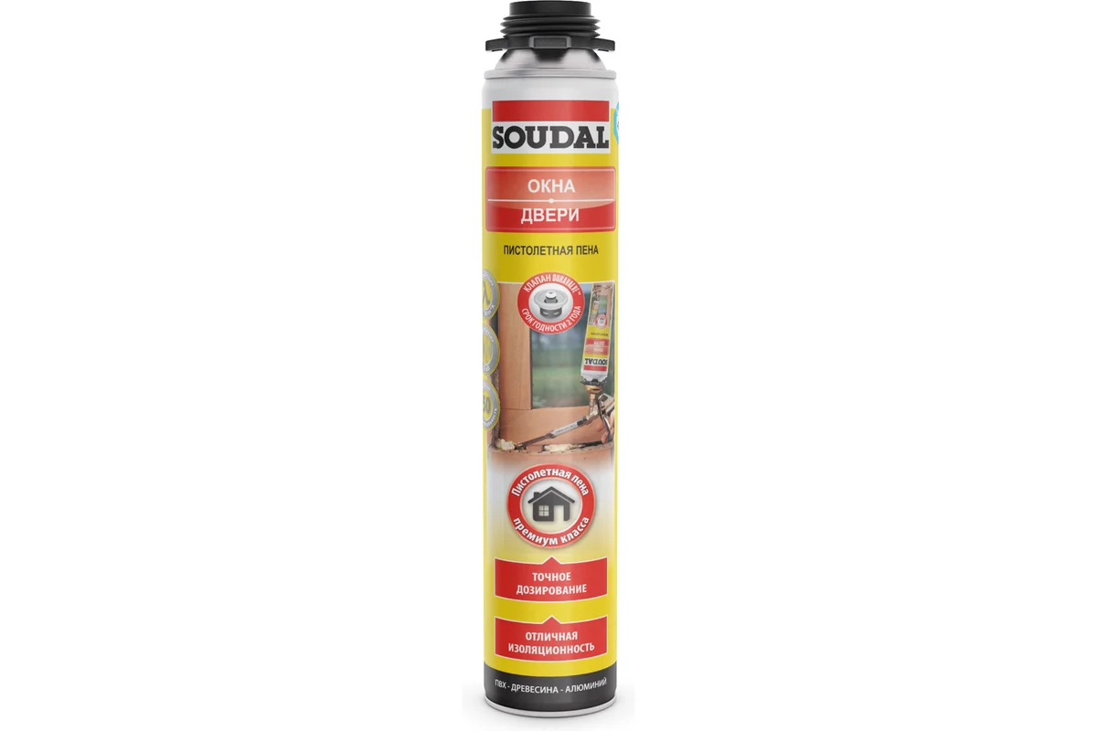 Пена монтажная SOUDAL профессиональная (750 мл) 113986