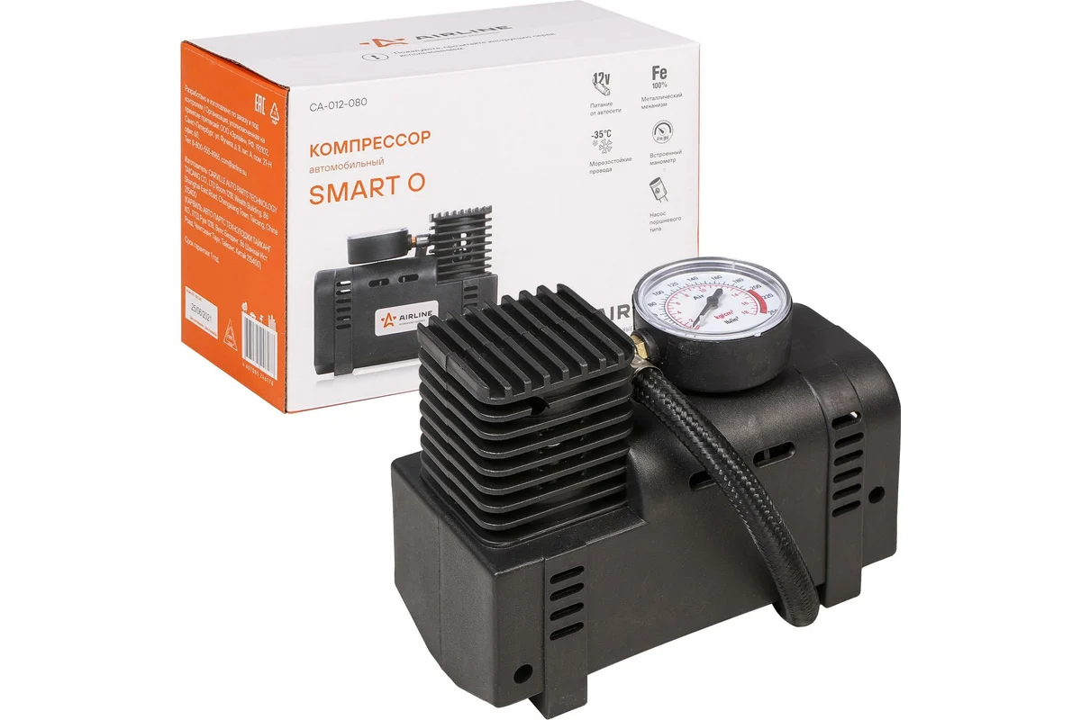 Компрессор автомобильный AIRLINE SMART O CA-012-08O