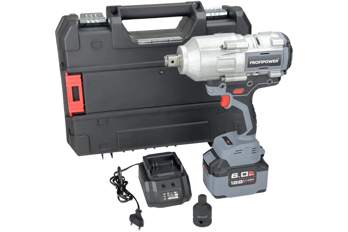 Гайковерт аккумуляторный PROFIPOWER T-2000N E0187