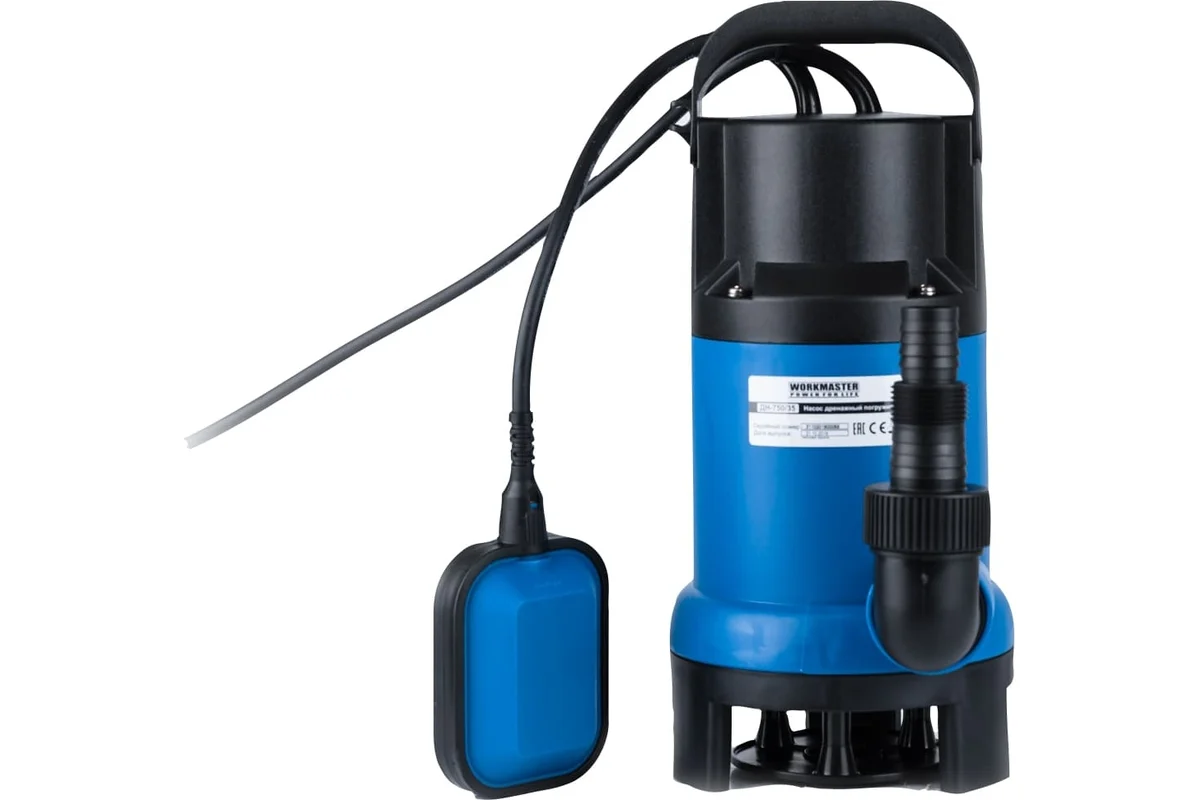 Насос дренажный погружной Workmaster ДН-750/35