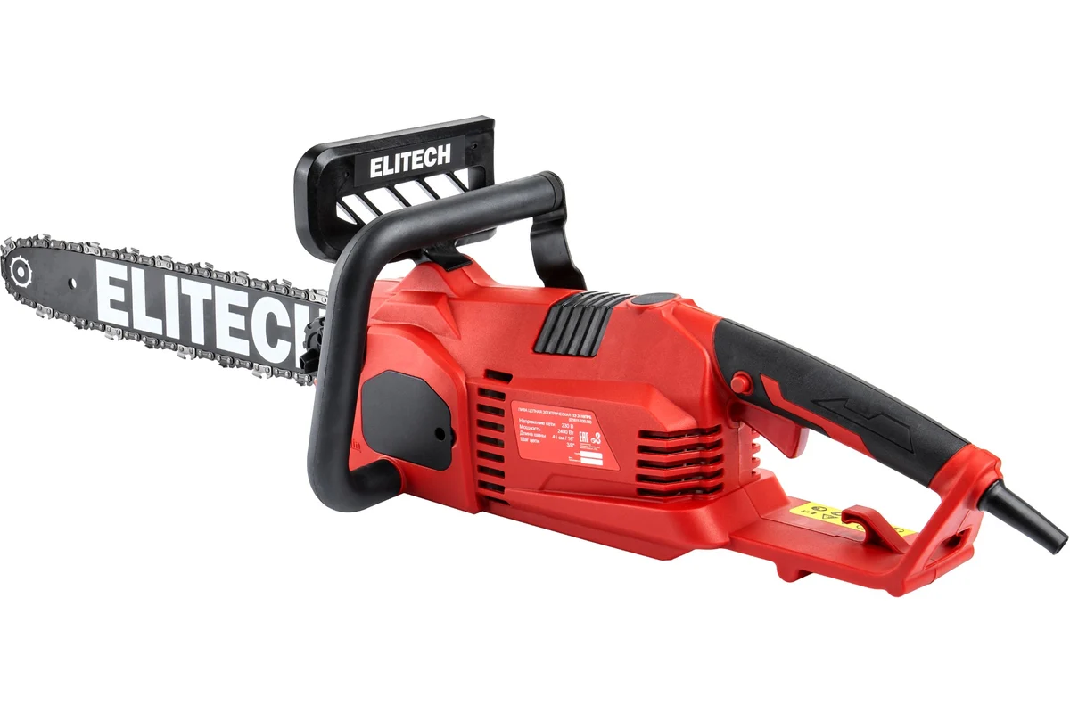 Пила цепная электрическая Elitech ПЭ2416ПРБ E1611.020.00 (210671)