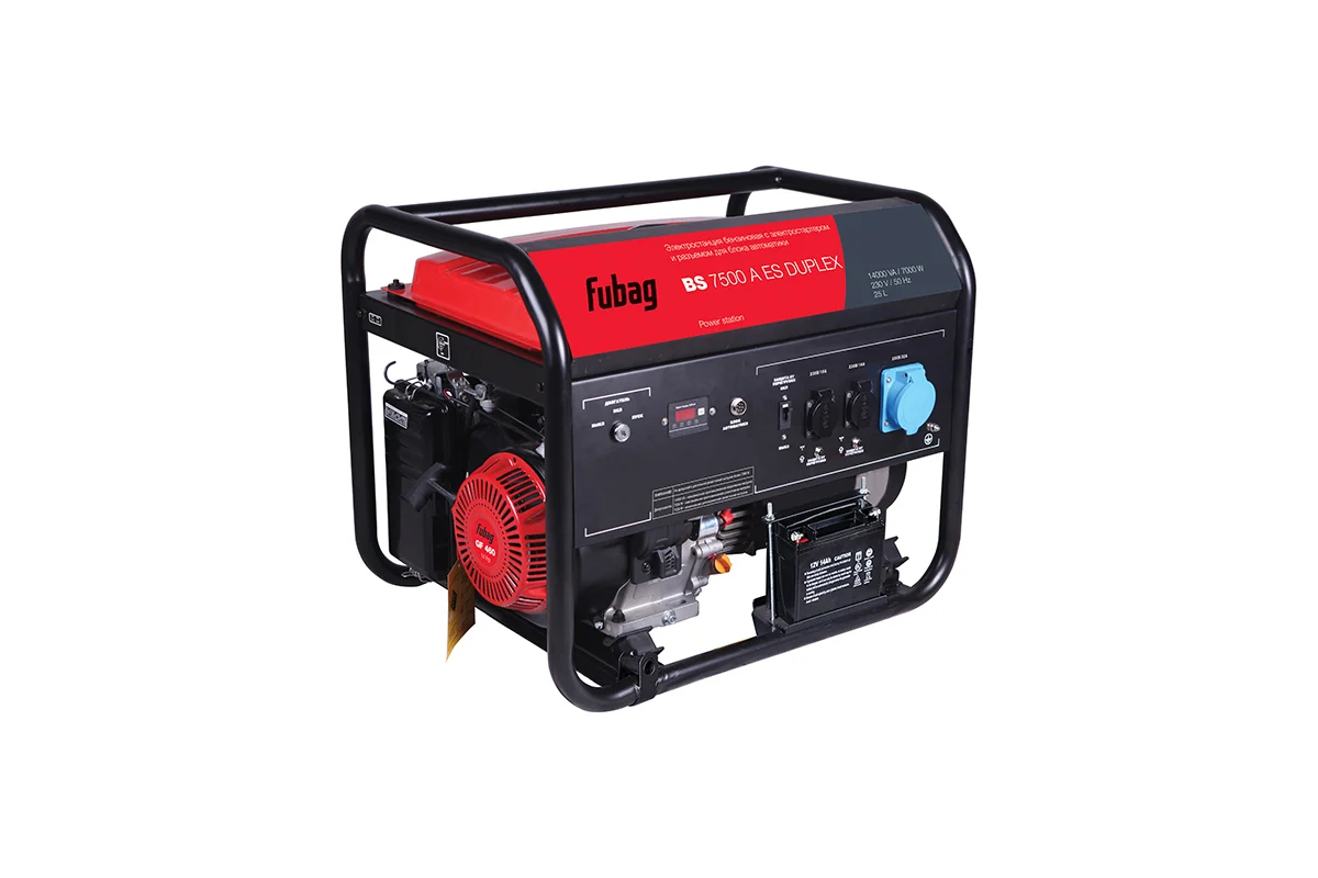 Бензиновая электростанция FUBAG BS 7500 A ES DUPLEX 641001 (641087)