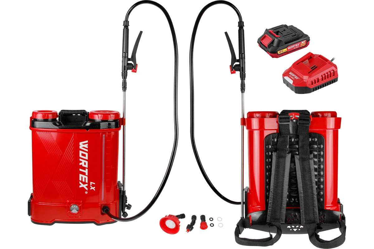 Опрыскиватель ранцевый аккумуляторный WORTEX LX KS 1220-1 Li ALL1 XLT SET 2335133